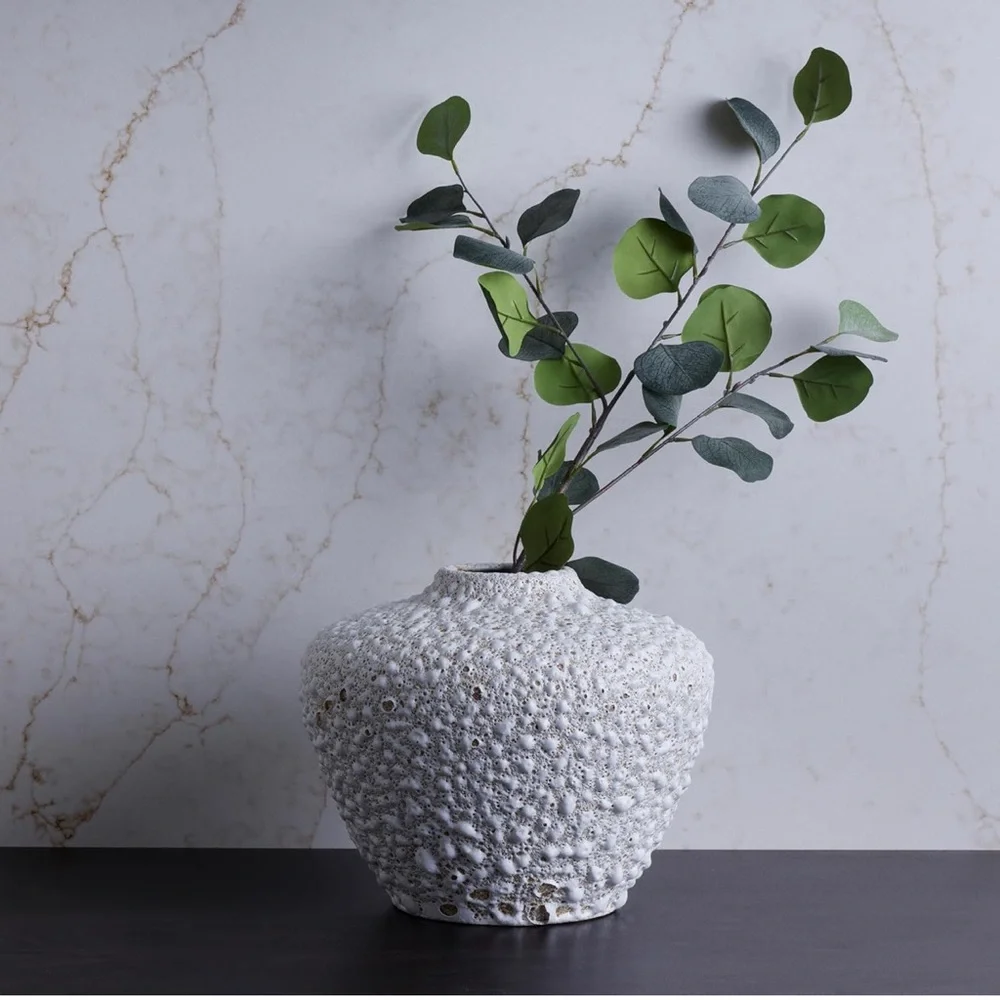 Eucalypus Artificial Greenery Stem, Fake Plants for Home Decoration, Set of 6